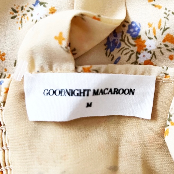 Goodnight Macaroon Yellow Floral Midi Dress - Picture 3 of 3